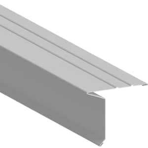 2 in. x 1-1/2 in. x 10 ft. Painted Aluminum Drip Edge Flashing in White