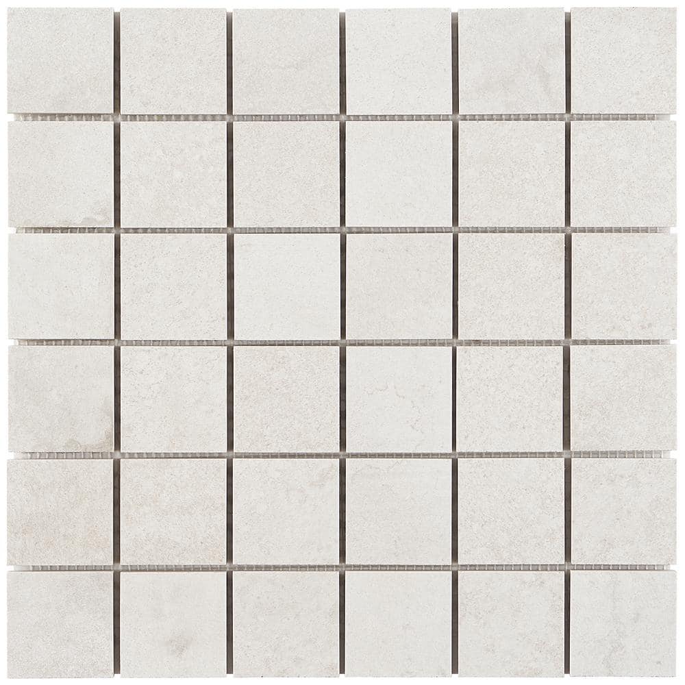 Hudson White Porcelain Mosaic Sheet Wall & Floor Tile