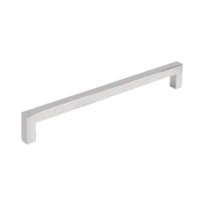 Monument 7-9/16 in. (192 mm) Center-to-Center Polished Chrome Bar Cabinet Pull