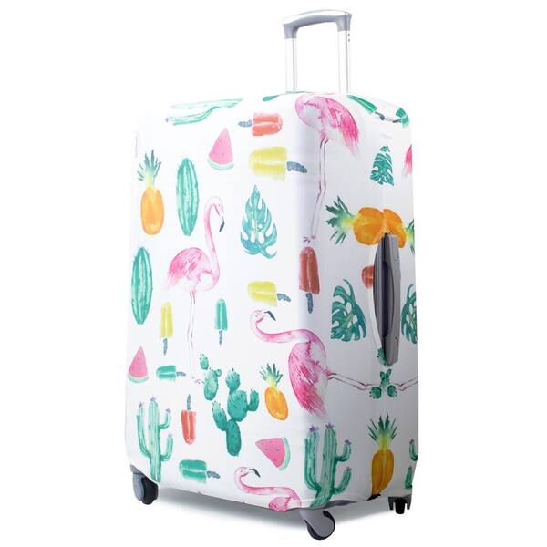 Dog Green Sheep Traveler Lightweight Rotating Luggage Cover Can Carry With You Can Expand Travel Bag Trolley Rolling Luggage Cover
