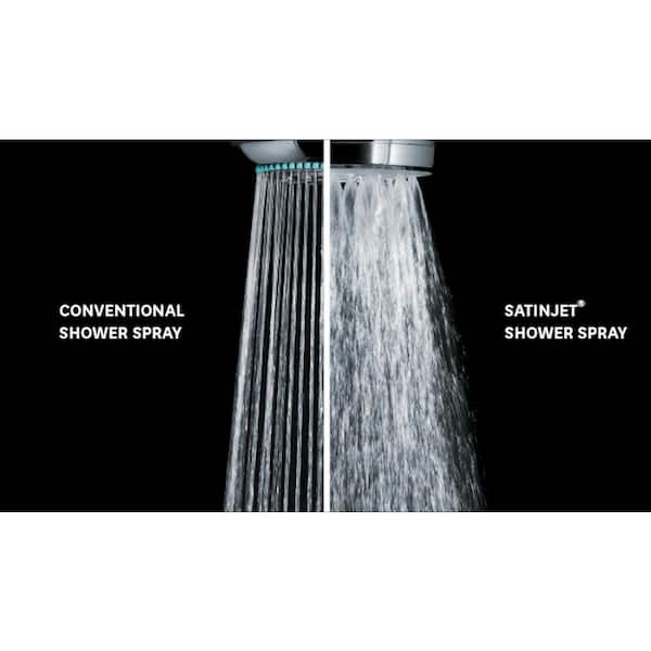 Kiri 1-Spray 5 in. Single Wall Mount Low Flow Handheld Shower Head in Chrome Kiri 1-Spray 5 in. Single Wall Mount Low Flow Handheld Shower Head in Chrome
