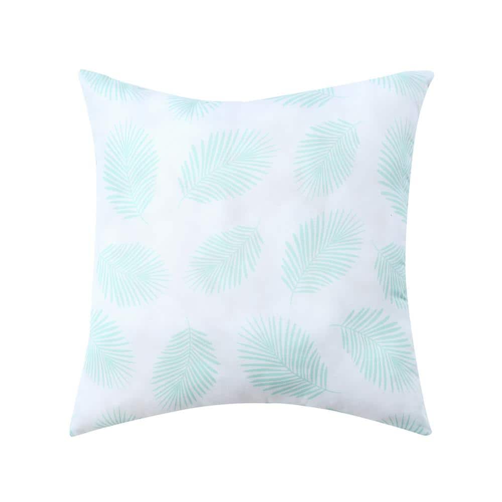 Mint Flamingo Embroidered 7-Piece Queen Microfiber Bedding Set