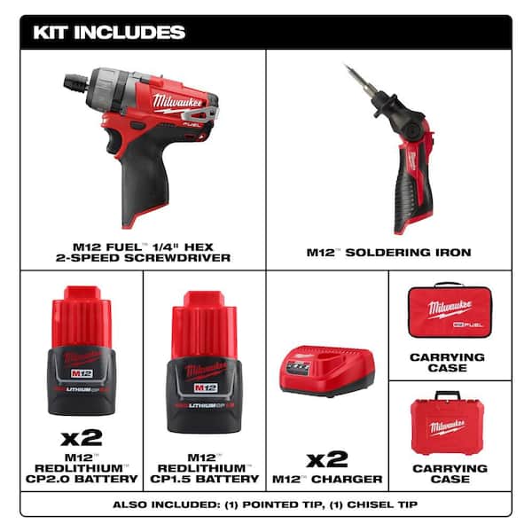 Milwaukee M12 FUEL 12V Lithium-Ion Brushless Cordless 1/4 in. Hex