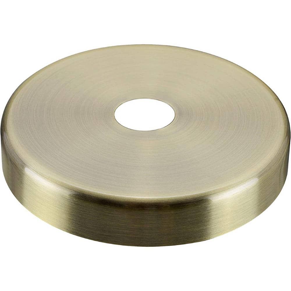5-1/8 in. Dia and 1 in. Center Hole, Antique Brass Finish, Chandelier Fixtu