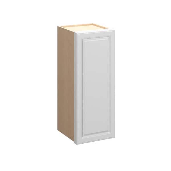 Brighton Raised 12 in. W x 36 in. H x 12 in. D Plywood Assembled Wall Cabinet in Painted White