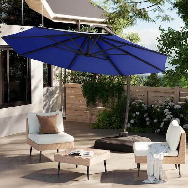 8 ft patio umbrella frame Formosa Covers 9ft Umbrella Replacement Canopy 8 Ribs in Royal (Canopy Only)