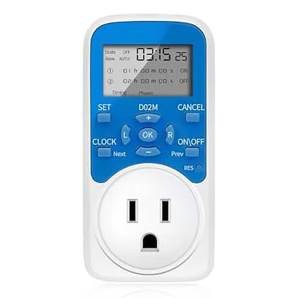 30A Amp 110V 220V 1440 min. Chronologic Programmable Smart Timer Outdoor Socket Converter Minimum Setting