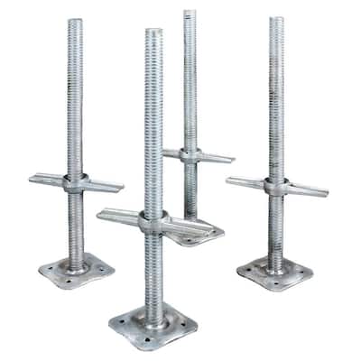 scaffold leveling metaltech scaffolding screw saferstack regulable fondations 24in breve