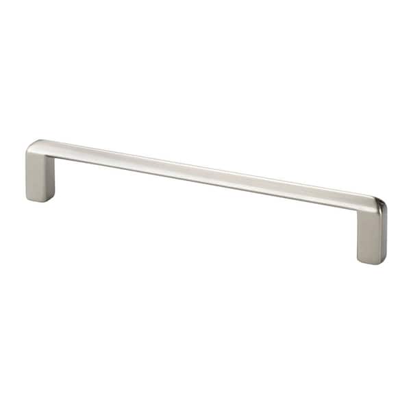 Italian Design Collection 5 in. Center-to-Center Satin Nickel Thin Cabinet Pull