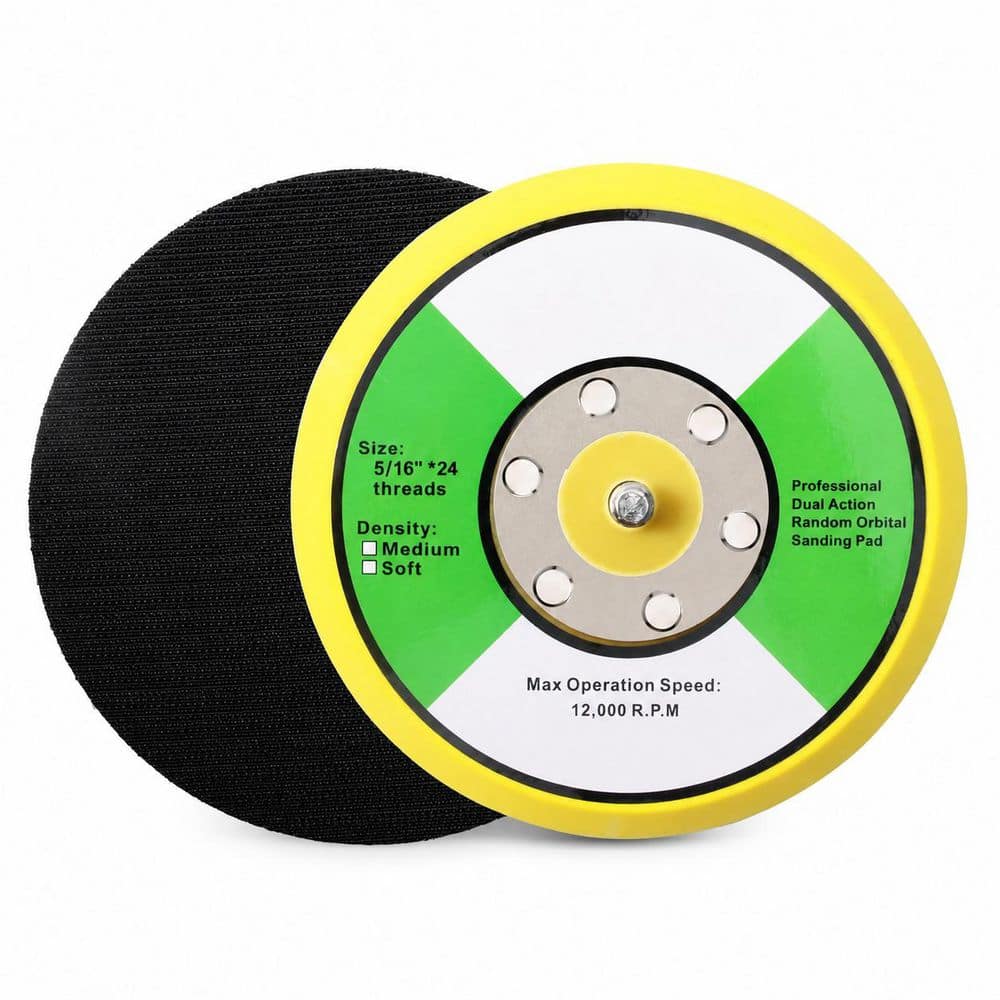 5in Polyurethane Hook and Loop Backing Pad with 5/16-24 Thread for Air Orbital Sander Polisher (1Pieces) price history on PriceWatchPro
