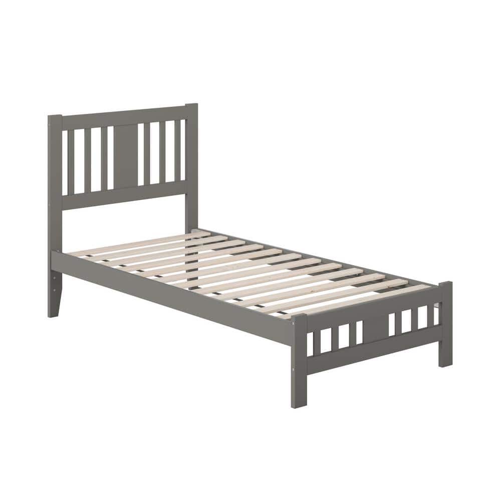 Tahoe Twin Wood Frame Platform Bed with Headboard