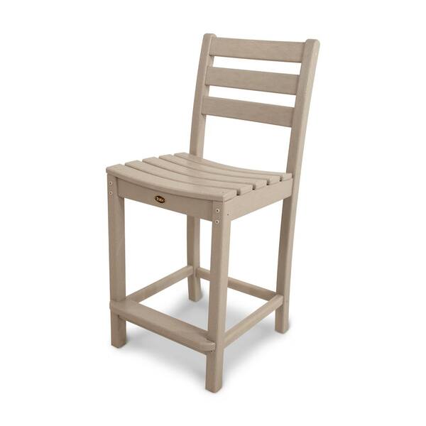 Trex Outdoor Furniture Monterey Bay Sand Castle Patio Counter Side Chair