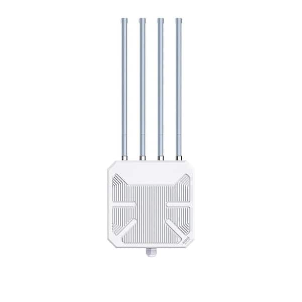 AX3000 WiFi 6 Outdoor Access Point Long Range Dual Band PoE IP67 600mW Power Supports Up to 256 Devices
