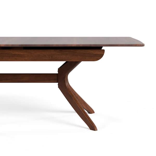 Furniture of America Shelun IV Rich Walnut Wood 102 in. Double