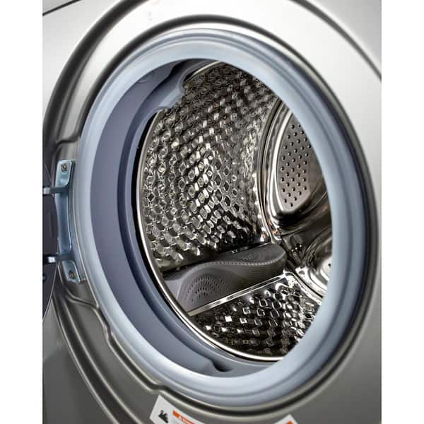 Magic Chef MCSCWD27S5 24 Inch Silver Washer/Dryer Combo with 2.7
