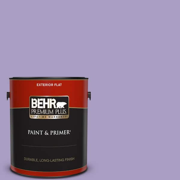 BEHR PREMIUM PLUS 1 gal. #M560-4 Evening Slipper Flat Exterior Paint & Primer