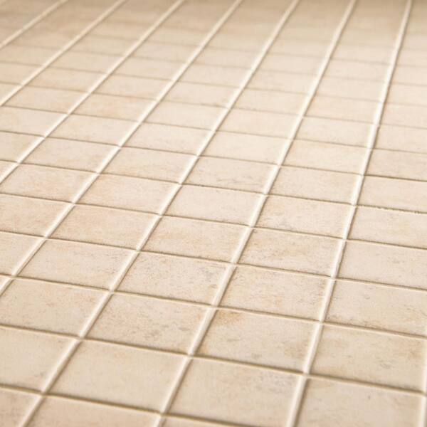 Daltile - Briton Bone 12 in. x 12 in. x 6.35 mm Ceramic Mosaic Floor and Wall Tile (1 sq. ft./Each)