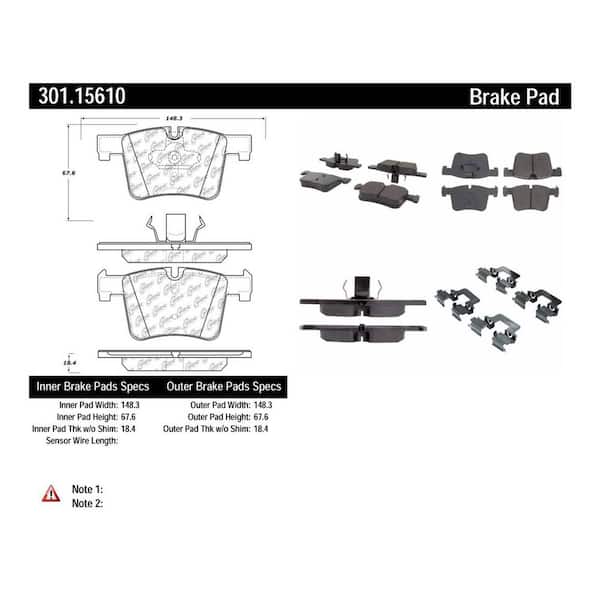 Centric Parts Disc Brake Pad Set