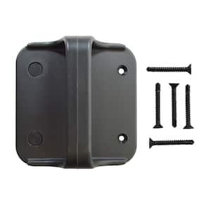 Black Nylon Polymer Gate Handle and Stop