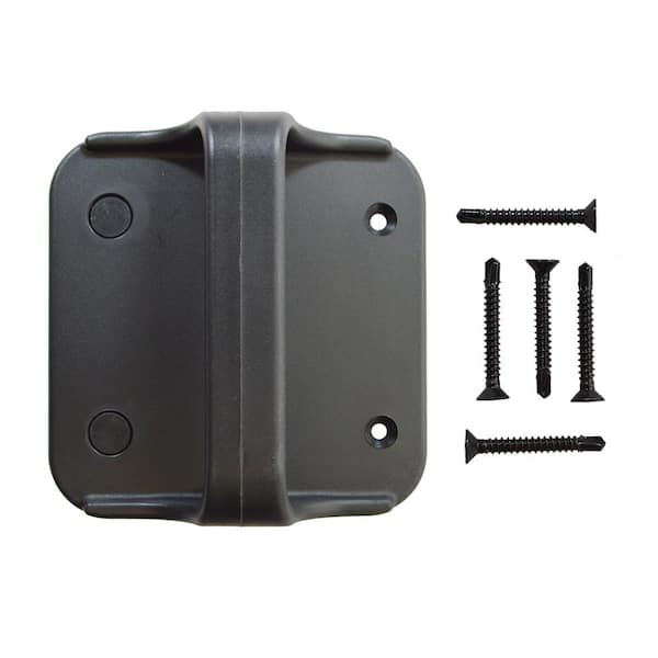 Black Nylon Polymer Gate Handle and Stop