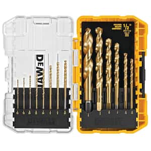 Impact Ready Titanium Nitride Coated Speed Tip Drill Bit Set (14-Piece) with ToughCase