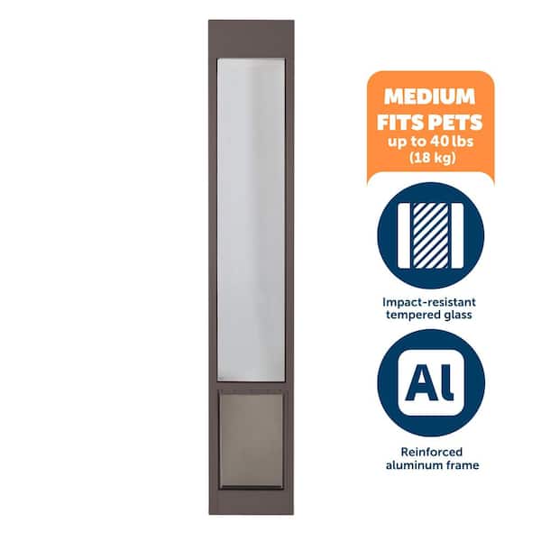 PetSafe 10-1/4 in. x 16-3/8 in. Large Bronze Freedom Patio Panel