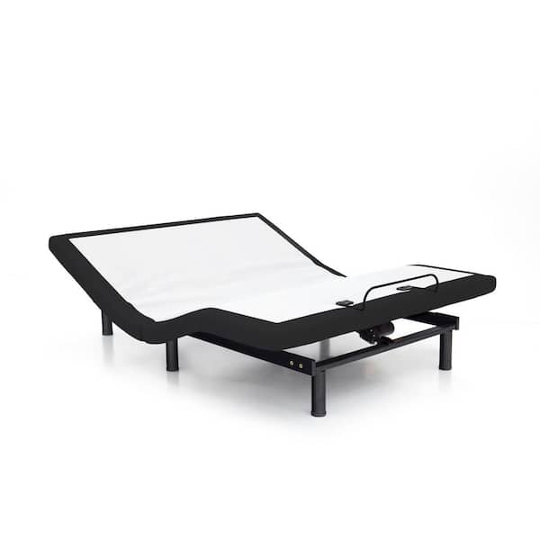 Furniture of America Harmony Twin-XL Black Adjustable Bed Frame with Zero Gravity