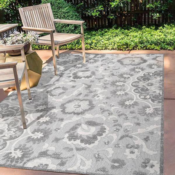 Hotel Versey Outdoor Entrance Mat: 4 X 8 - Luxury Berber Inlay