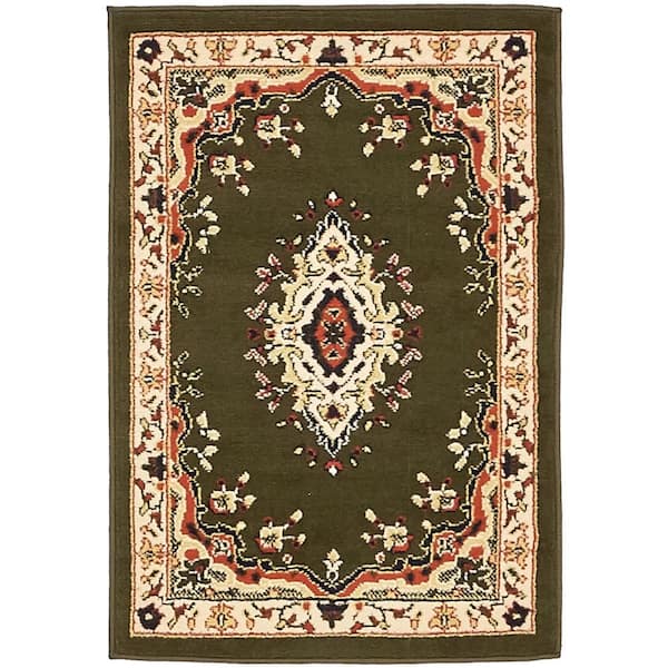 Reza Washington Green 2' 2 x 3' 0 Area Rug