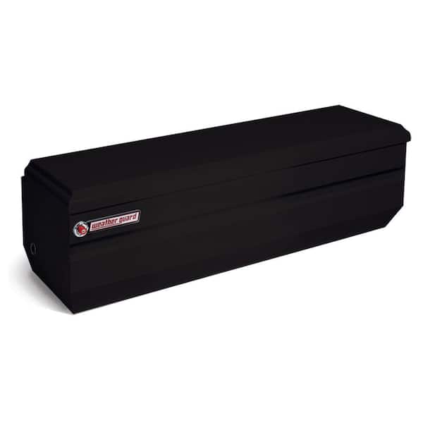 Weather Guard 62 in. Gloss Black Steel Full Size Chest Truck Tool Box
