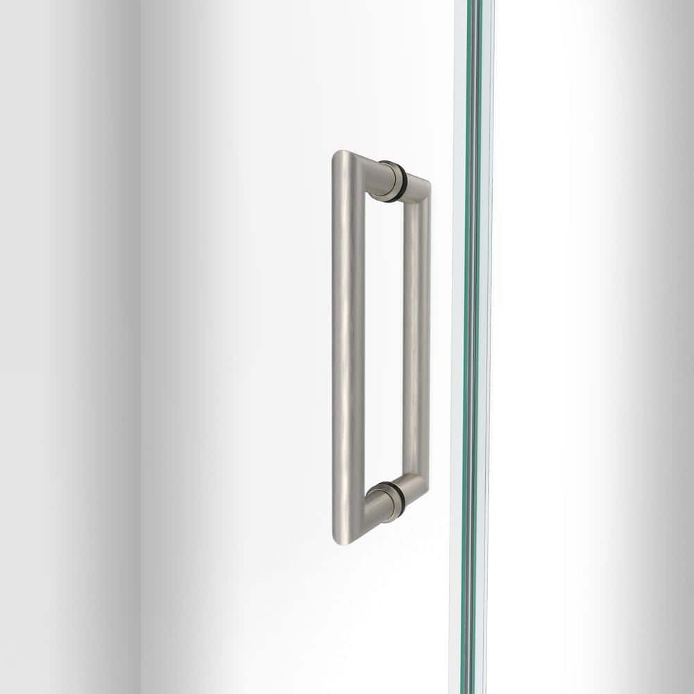 Unidoor-LS 23'' x 72" Frameless Clear Glass Hinged Shower Door