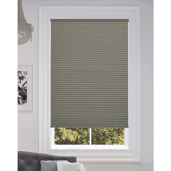 BlindsAvenue Antique Pewter Cordless Blackout Cellular Honeycomb Shade,  9/16 in. Single Cell, 54 in. W x 72 in. H 2G346-7254 - The Home Depot