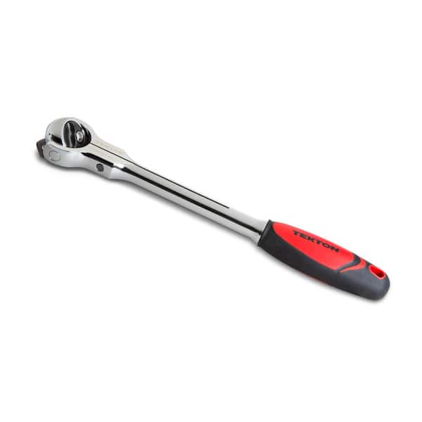1492 72-Tooth Round Head TEKTON 1/2-Inch Drive by 12-Inch Quick-Release Swivel Head Ratchet