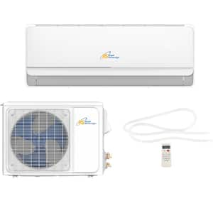 Mrcool 24 000 Btu 2 Ton 2 Zone Ductless Mini Split Air Conditioner And Heat Pump With 25 Ft Install Kit 230 Volt 60hz Diym236hpw02bk2 The Home Depot