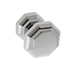 Octagon 1-1/8 in. Chrome Cabinet Knob