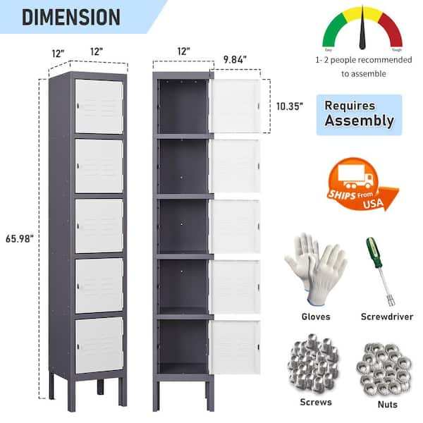 Five Star Locker Organizer, Locker Shelf & Drawer, Extra Tall (14), Holds  up to 100 Lbs. Fits 12 Width Lockers, Color May Vary, 1 Count (81070)