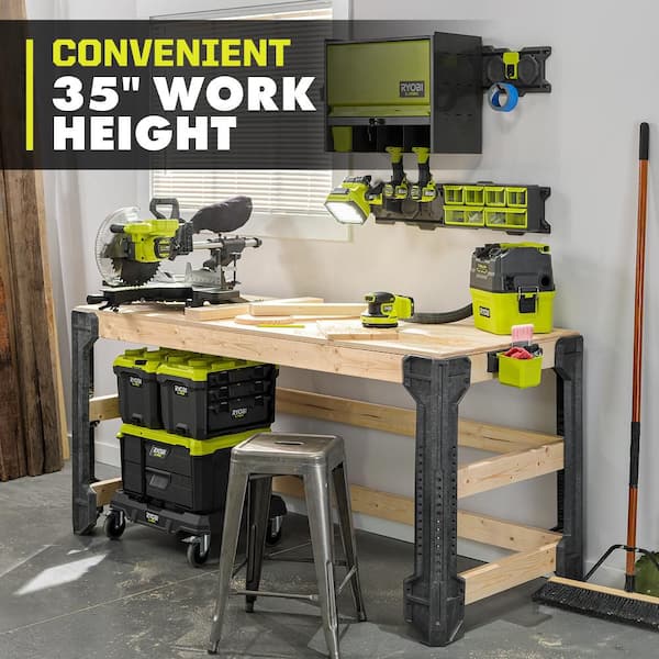 RYOBI FRAMEWORK Customizable Workbench Kit – Garage Wood Work