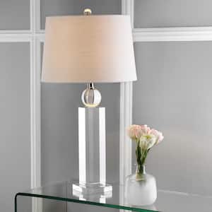 Charlotte 28.5 in. Crystal Table Lamp, Clear