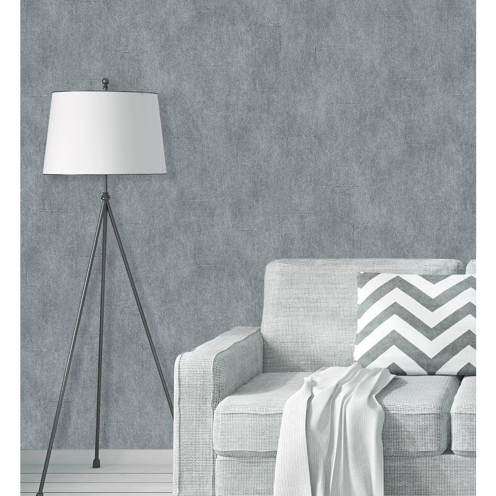 Trent Grey 3D Woven Texture Non-Pasted Wallpaper