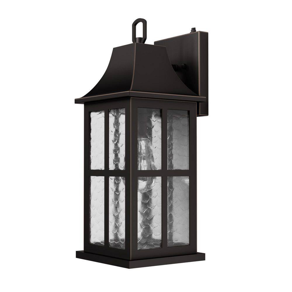 18 in. 1-Light Oil Rubbed Bronze Dusk to Dawn Outdoor Metal Exterior Garage Porch Wall Lights Sconces Lighting Fixtures price history on PriceWatchPro