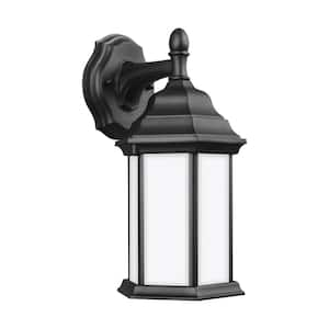 Sevier 1-Light Black Outdoor Wall Lantern