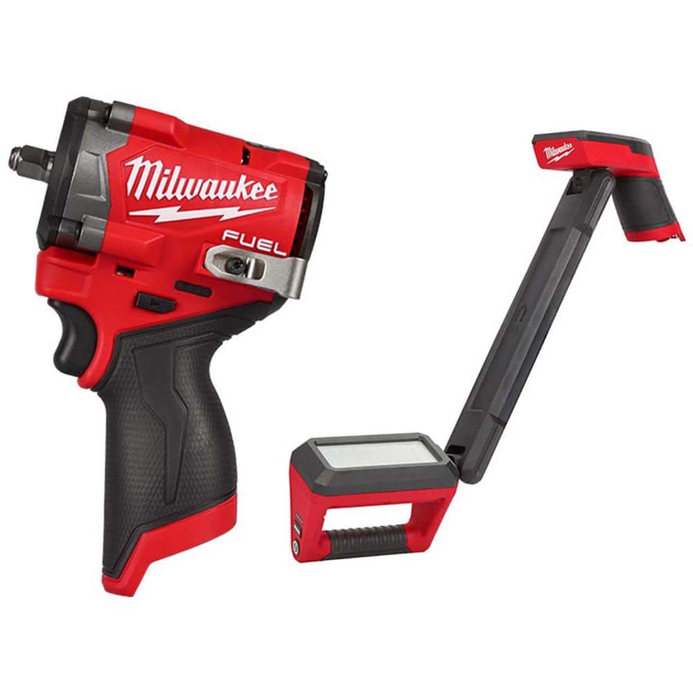 M12 FUEL 12V Lithium-Ion Brushless Cordless Stubby 3/8 in. Impact Wrench with M12 LED Underbody Light price history on PriceWatchPro