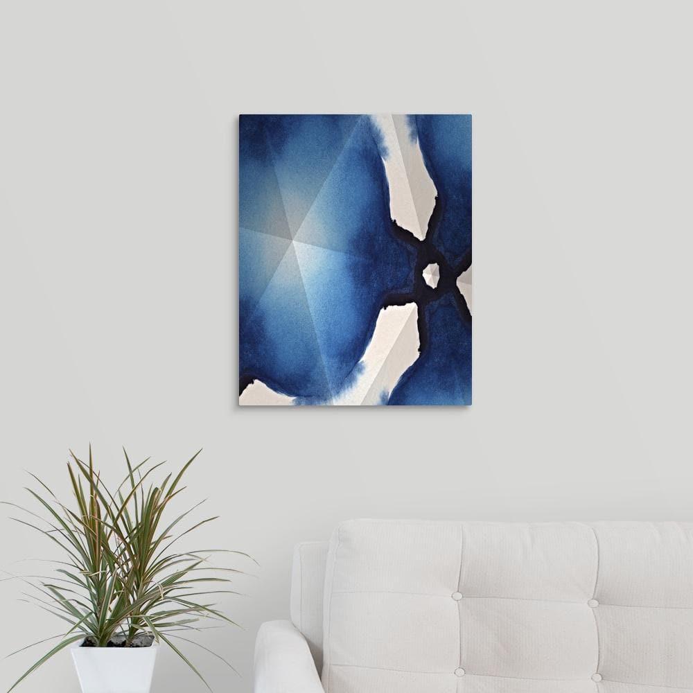 GreatBigCanvas Indigo Daydream II by Renee Stramel Canvas Wall Art  2352776_24_16x20 - The Home Depot