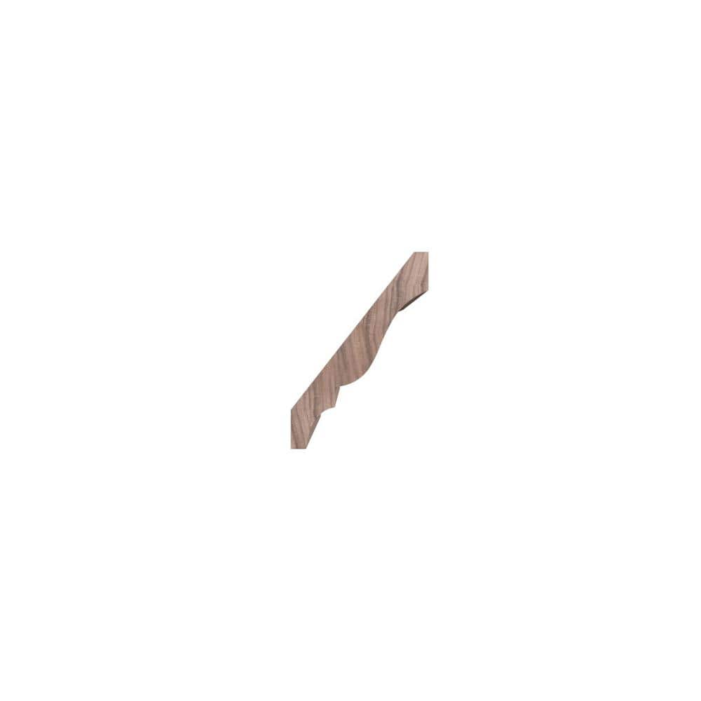 96" Walnut Solid Wood Crown Molding