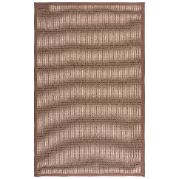 Napa Faux Sisal 100 5 ft. x 8 ft. Marble/Brown Geometric Area Rug