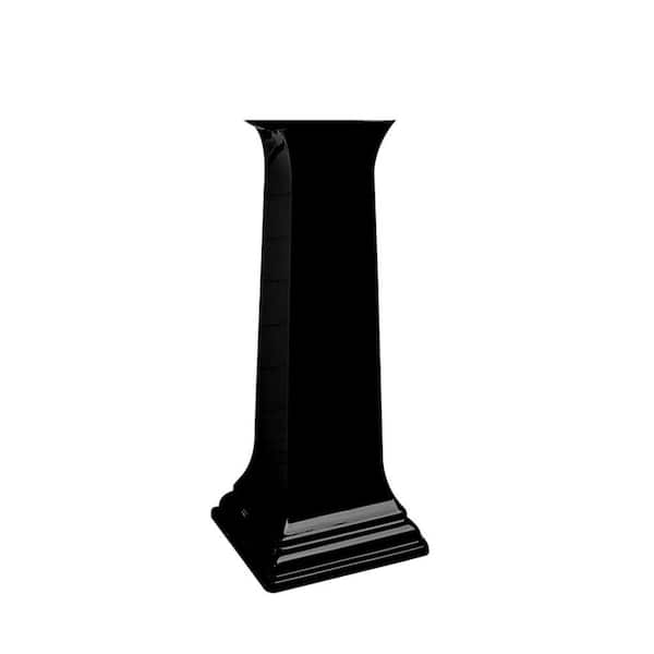 KOHLER Memoirs Vitreous China Pedestal in Black Black