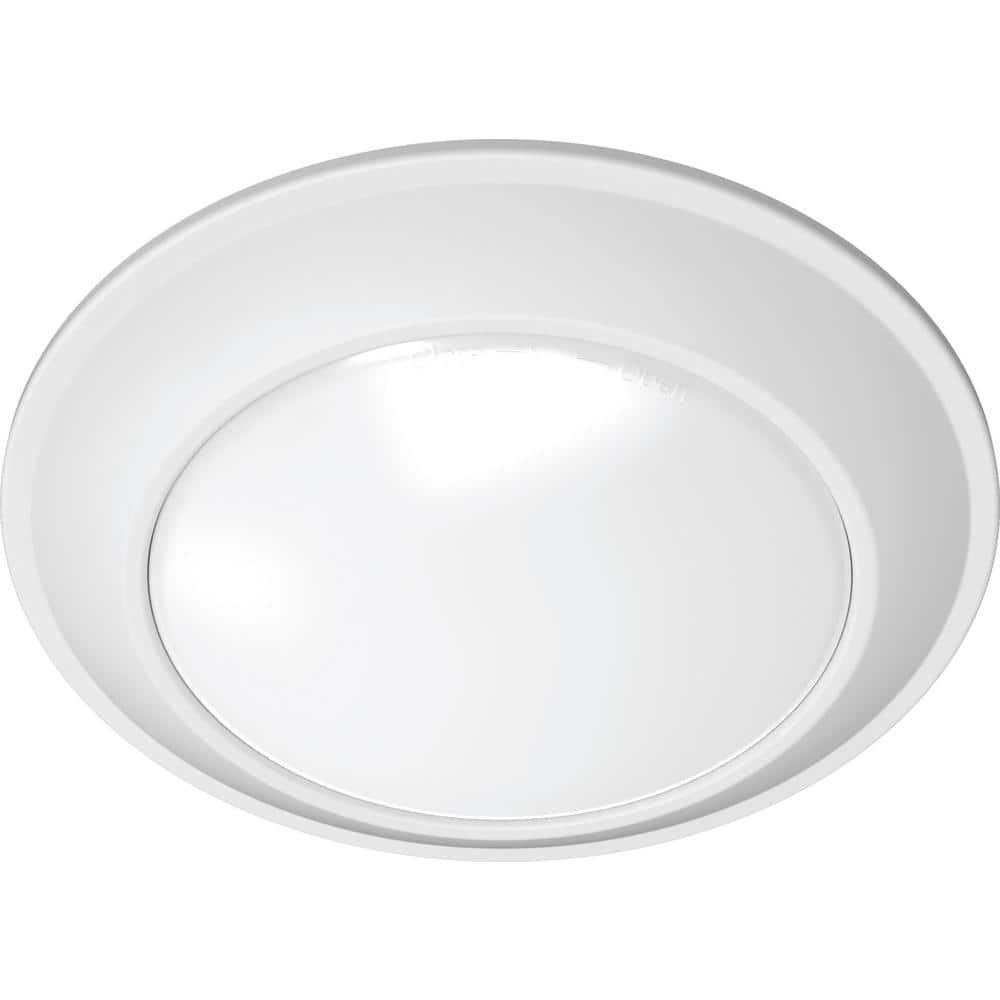 Juno Contractor Select JSBT 7.72 in. Matte White Wet Location Integrated LED Flush Mount Fixture -  *274UGX