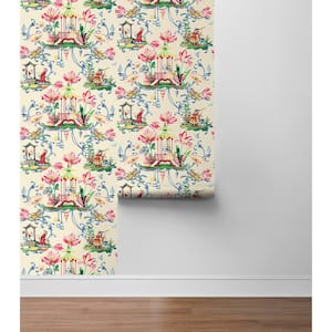 East Of The Moon Porcelain Vinyl Peel and Stick Wallpaper Roll (Covers 30.75 sq. ft.)