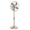 Deco Breeze Adjustable Height In Pedestal Fan In Steel Finish DBF The Home Depot