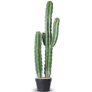 36 in. Green Artificial Cactus Plants for Home in Pot